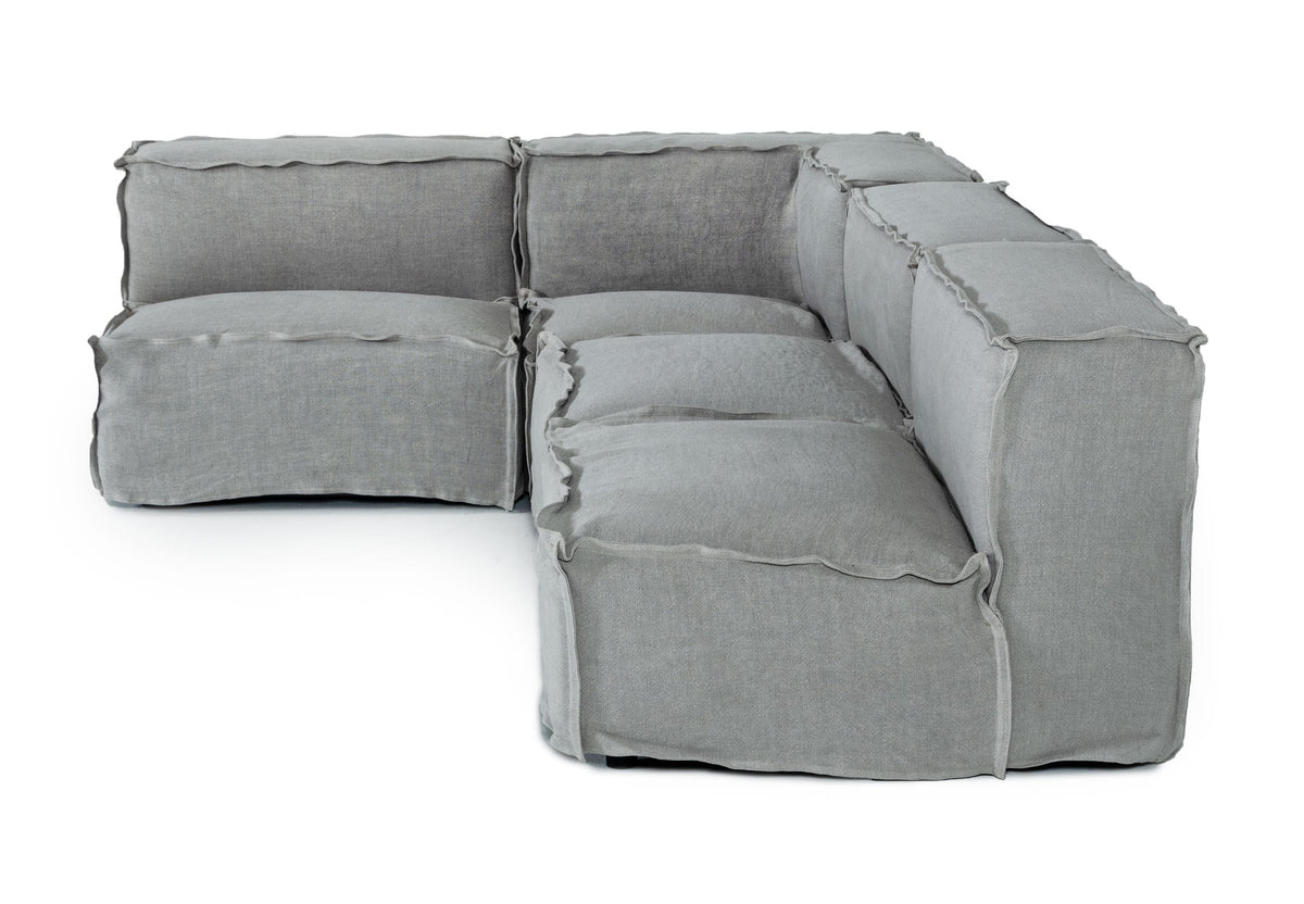 Navstar - Contemporary Grey Fabric Modular Sectional Sofa by VIG Furniture - View 2