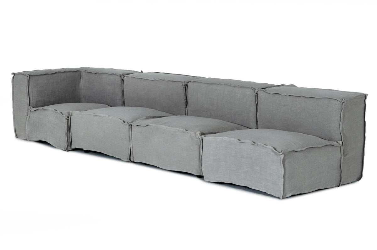 Navstar - Contemporary Grey Fabric Modular Sectional Sofa by VIG Furniture - View 3