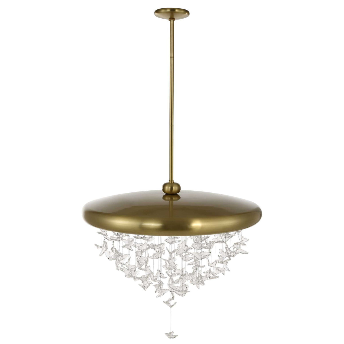 Butterfly Effect - Pendant - Bright Brass