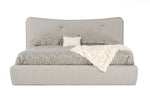 Alessia - Queen Italian Modern Light Grey Upholstered Bed by VIG Furniture - View 2