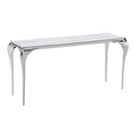 Vince - Faux Marble & Stainless Steel Console Table by VIG Furniture - View 10