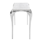 Vince - Faux Marble & Stainless Steel Console Table by VIG Furniture - View 11