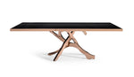 Legend - Modern Black Glass & Rosegold Dining Table by VIG Furniture - View 7