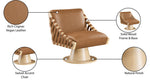 Millwin - Swivel Accent Chair With Natural Base
