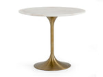 Collins - Glam White Marble & Gold Dining Table by VIG Furniture - View 4