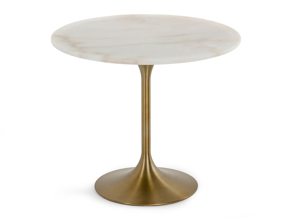 Collins - Glam White Marble & Gold Dining Table by VIG Furniture - View 5