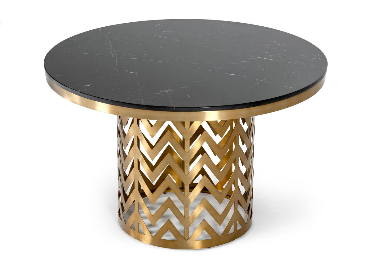 Kowal - Glam Black Marble Dining Table by VIG Furniture - View 8
