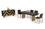 Perret - Glam Black Ash & Brushed Brass Modern Buffet by VIG Furniture - View 4