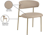 Lupita - Dining Chair With Brushed Gold Legs (Set of 2)