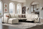 MS - Optimus Five-Seat Power Sectional - Beige
