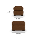 Hudson - Ottoman For Living Room - Autumn