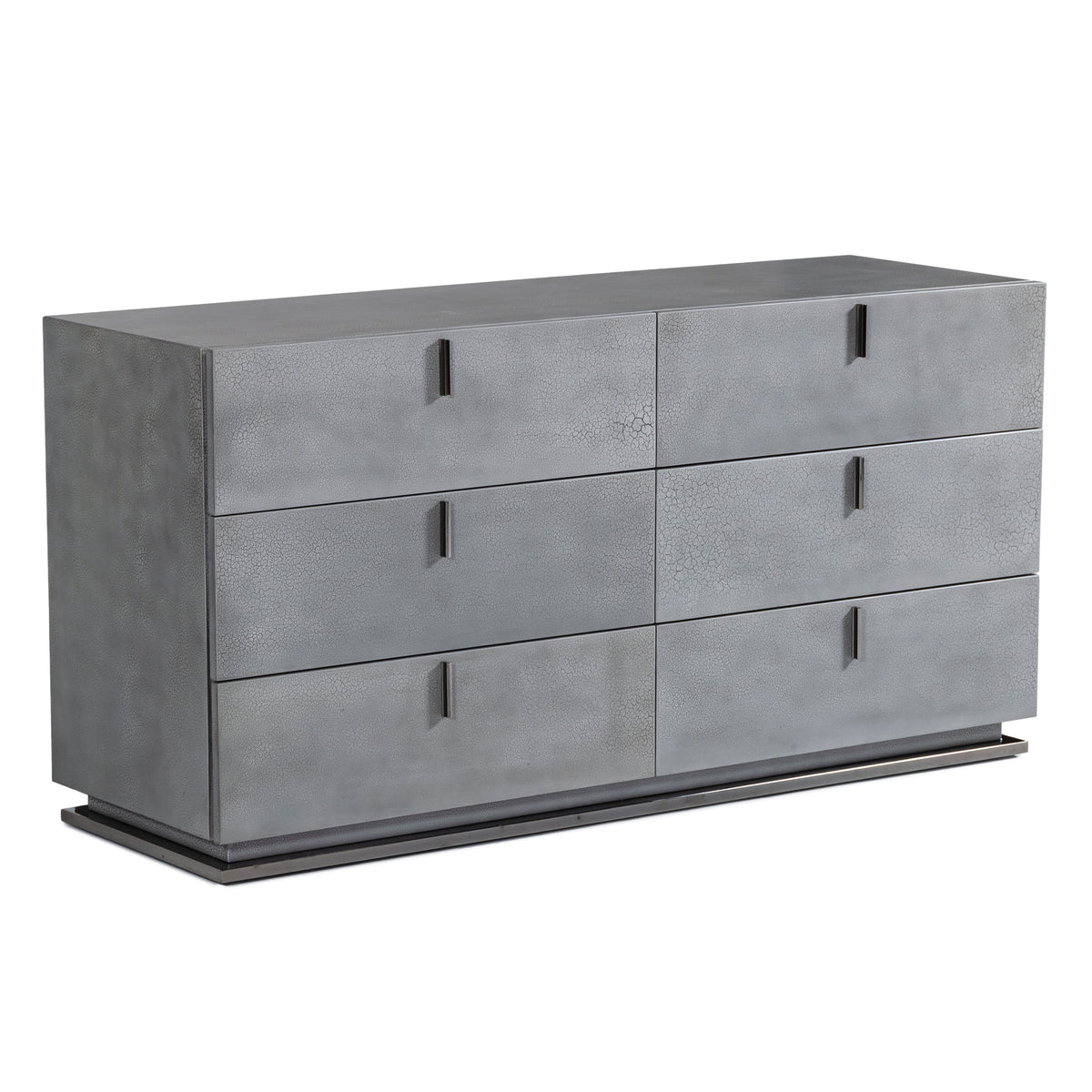 Buckley - Grey & Black Stainless Steel Bedroom Set by VIG Furniture - View 12