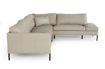 Sherry - Modern Grey Leather Right Facing Sectional Sofa by VIG Furniture - View 4