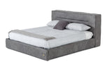 Hollywood - Italian Contemporary Grey Leather Bed by VIG Furniture - View 7