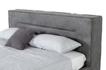 Hollywood - Italian Contemporary Grey Leather Bed by VIG Furniture - View 6