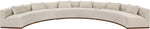 Avanti - Chenille Fabric Upholstered 3 Piece Modular Sectional