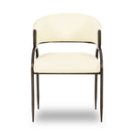Tatum - Vegan Leather 2-Tone Dining Chair