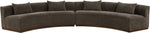 Avanti - 182.5" Chenille Fabric Upholstered 2 Piece Modular Sectional