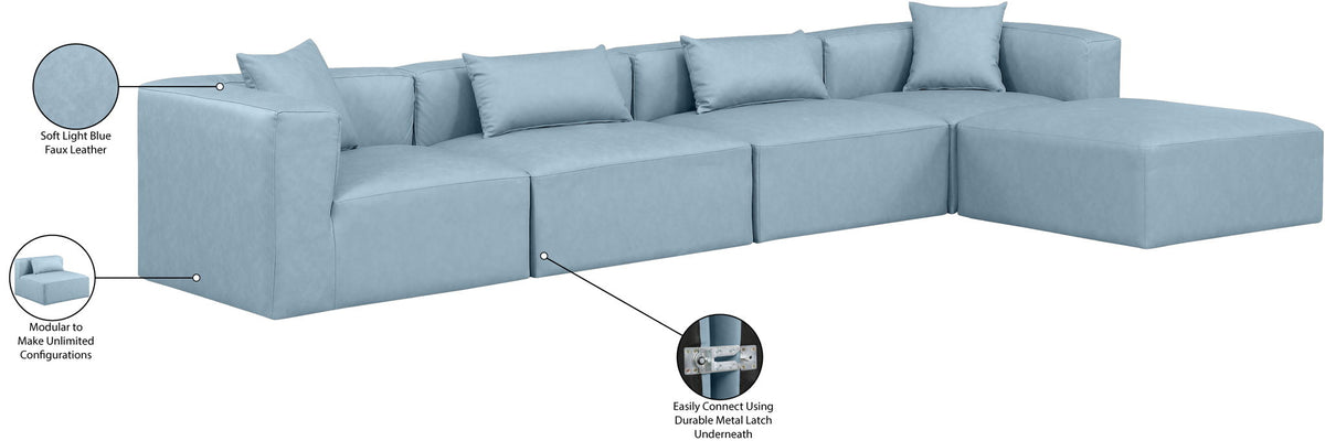 Cube - 5 Piece Modular Sectional With Chaise