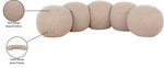 Apollo - Boucle Fabric Bench