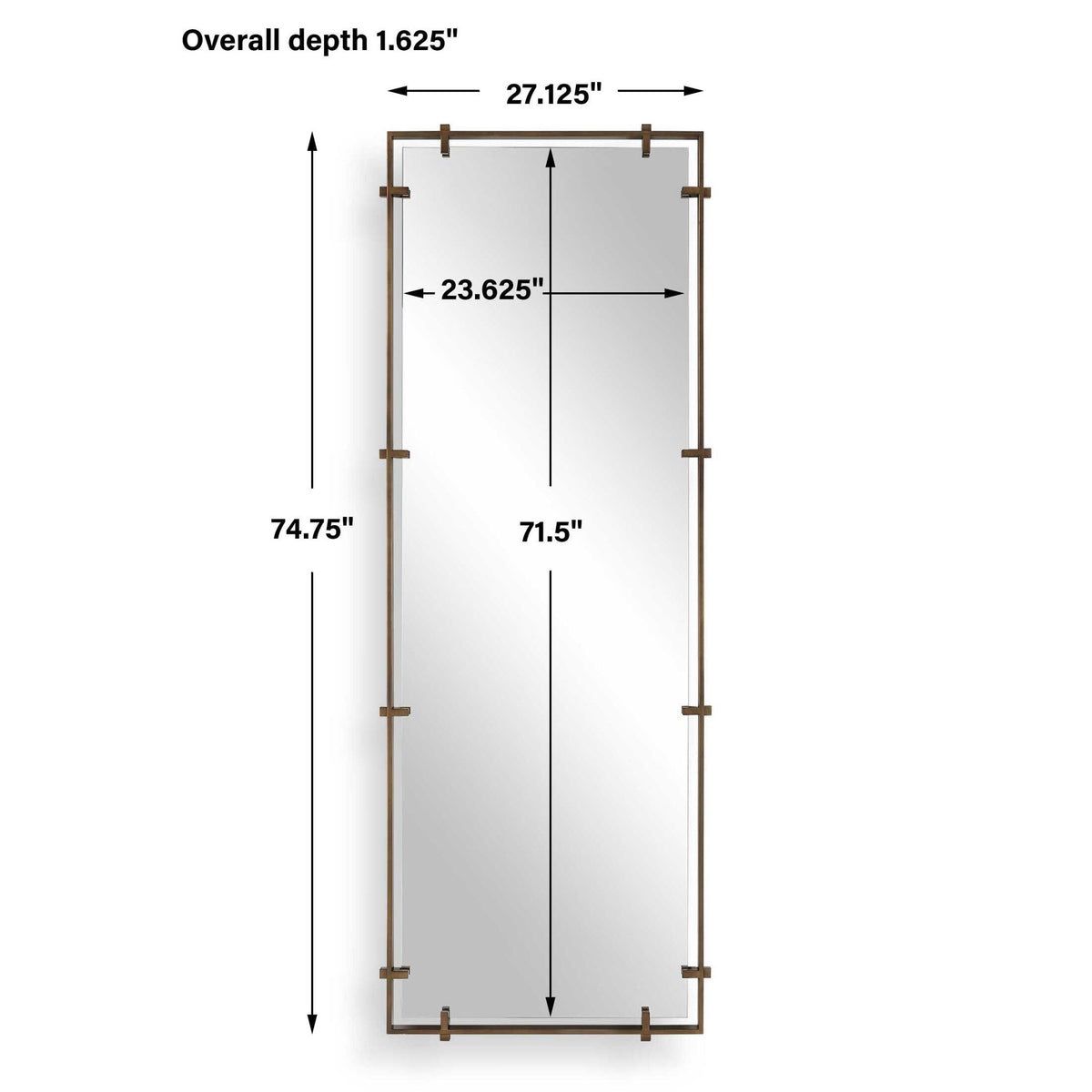 Hann - Full Length Mirror - Bronze