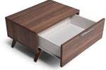 Eastern King Brooklyn - Italian Modern Walnut Bed Set