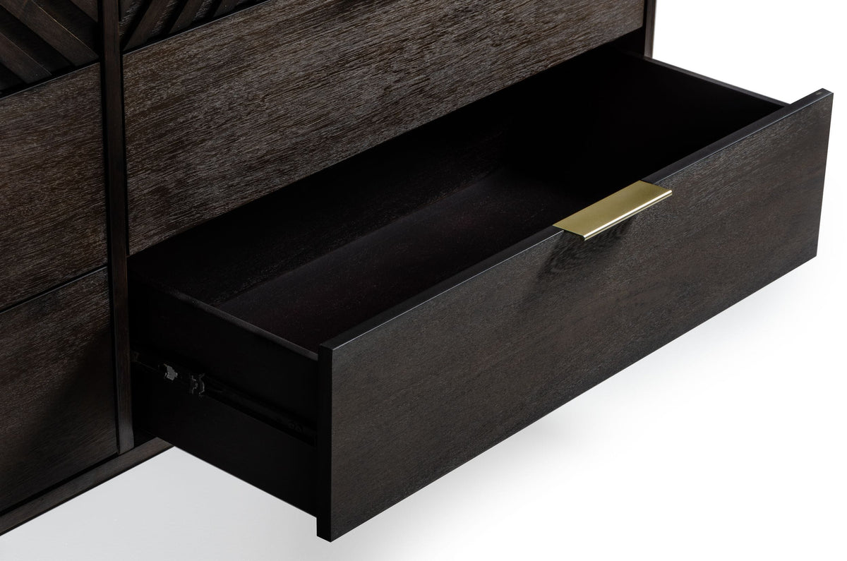 Daisy Mid-Century Dark Acacia Dresser by VIG Furniture - View 3