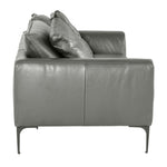 Jacoba - Modern Dark Grey Leather Sofa by VIG Furniture - View 3