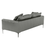 Jacoba - Modern Dark Grey Leather Sofa by VIG Furniture - View 4