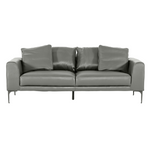 Jacoba - Modern Dark Grey Leather Sofa by VIG Furniture - View 1