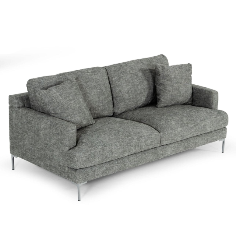 Janina - Modern Dark Grey Fabric Sofa by VIG Furniture - View 2