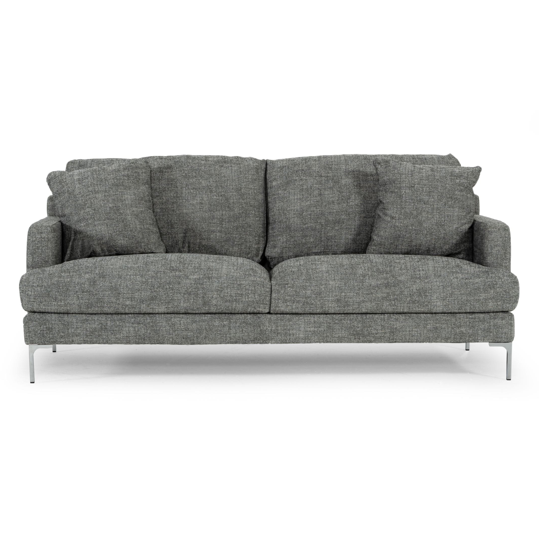 Janina - Modern Dark Grey Fabric Sofa by VIG Furniture - View 1