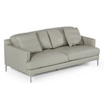 Janina - Modern Light Grey Leather Sofa by VIG Furniture - View 2