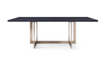 Pike - Modern Black Ash & Brass Dining Table by VIG Furniture - View 8