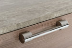 Boston - Modern Brown Oak & Brushed Stainless Steel Chest by VIG Furniture - View 2