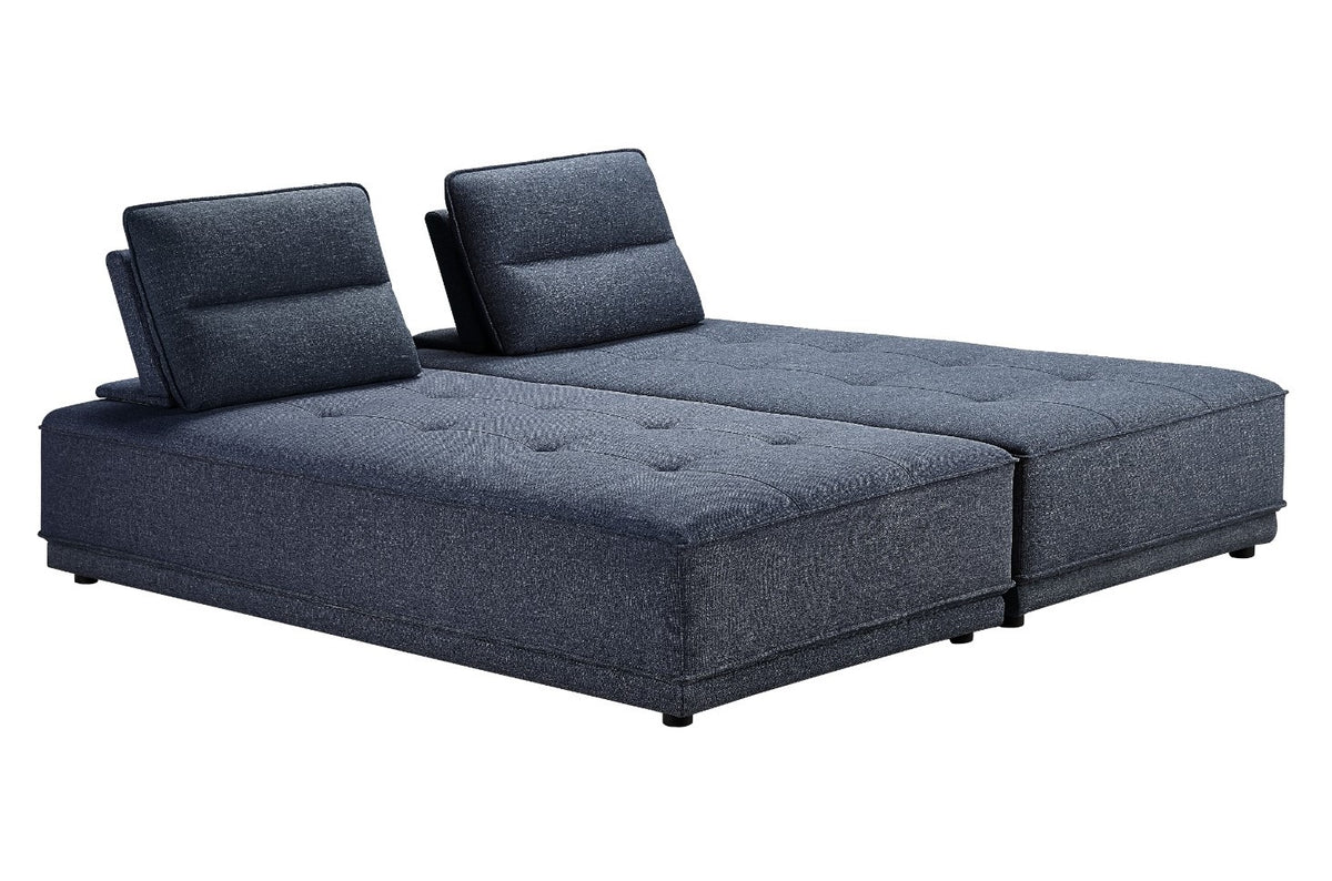 Glendale - Modern Blue Fabric Modular Sectional Sofa by VIG Furniture - View 2