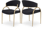 Privet - Dining Chair (Set of 2) - Gold Base