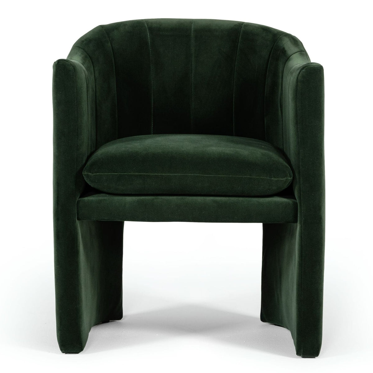 Danube - Modern Jade Green Fabric Dining Chair by VIG Furniture - View 2