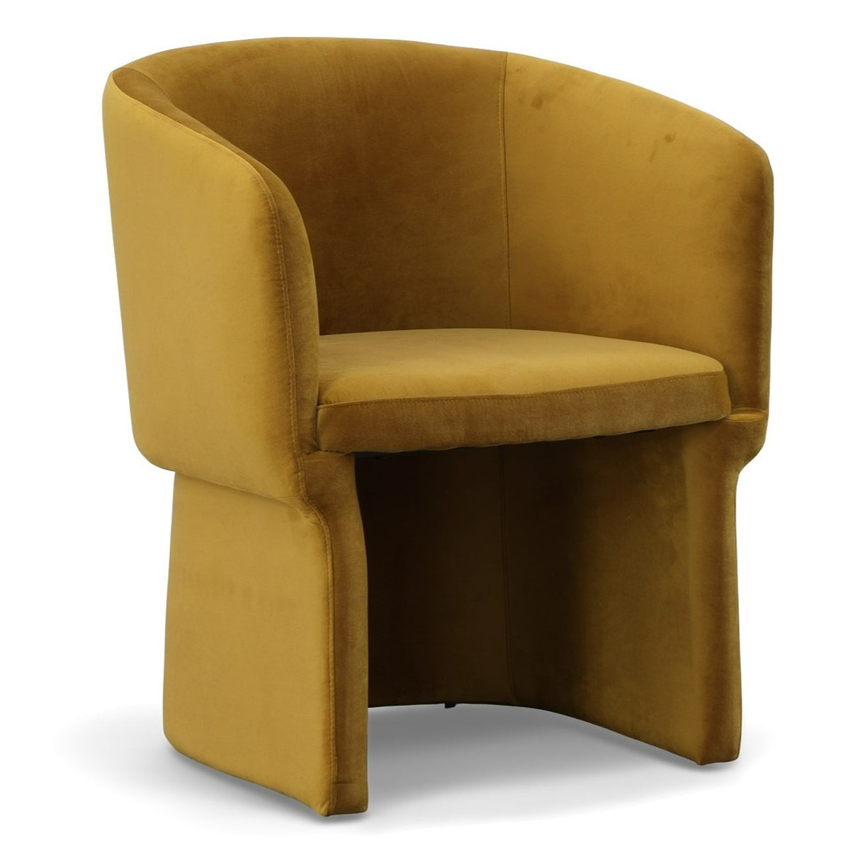 Vassar - Burnt Umber Velvet Dining Chair by VIG Furniture - View 3
