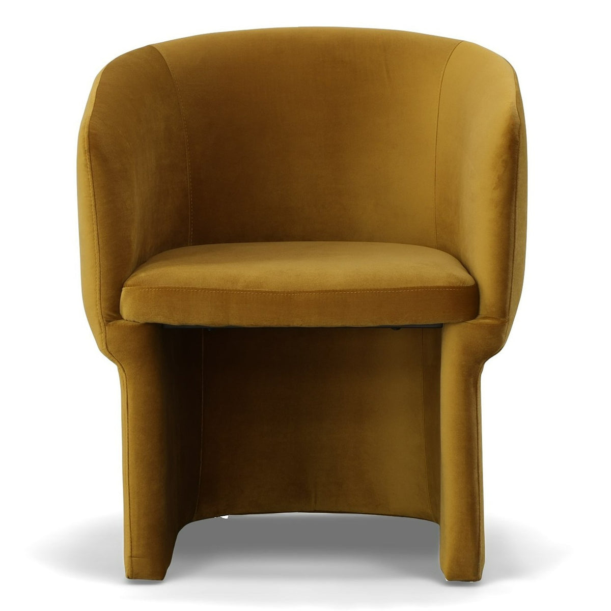 Vassar - Burnt Umber Velvet Dining Chair by VIG Furniture - View 4