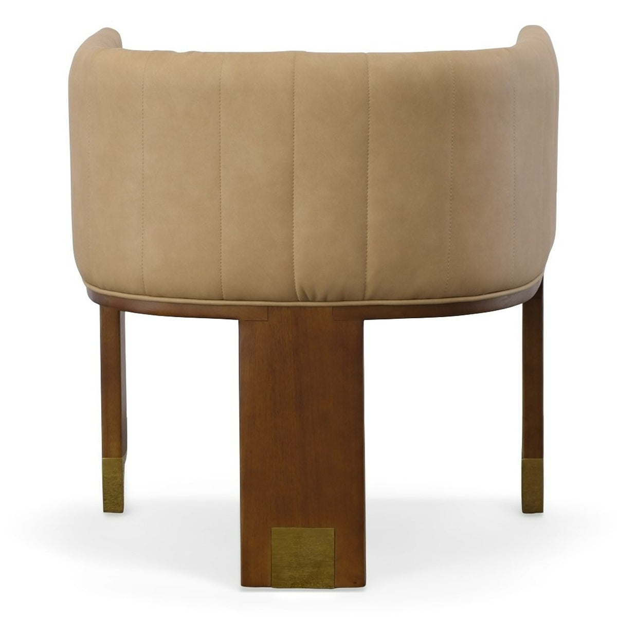 Elati - Tan Vegan Leather Dining Chair by VIG Furniture - View 3