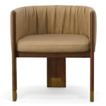 Elati - Tan Vegan Leather Dining Chair by VIG Furniture - View 2
