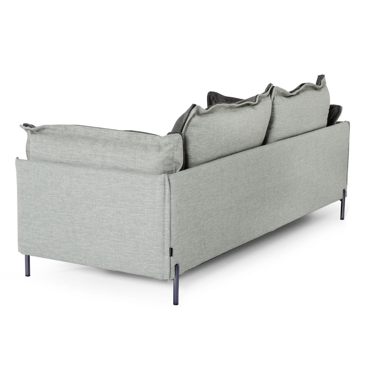 Mars - Modern Grey & Dark Grey Fabric Sofa by VIG Furniture - View 3