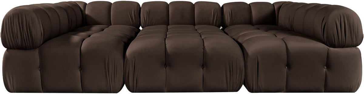 Orin - Velvet 6 Piece Modular Sectional