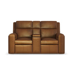 Wyatt - Power Reclining Loveseat With Console & Power Headrests & Lumbar