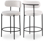 Beacon - Boucle Fabric Stool (Set of 2)