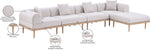Laguna - 5 Piece 106.5" Upholstered Outdoor Patio Modular Sectional