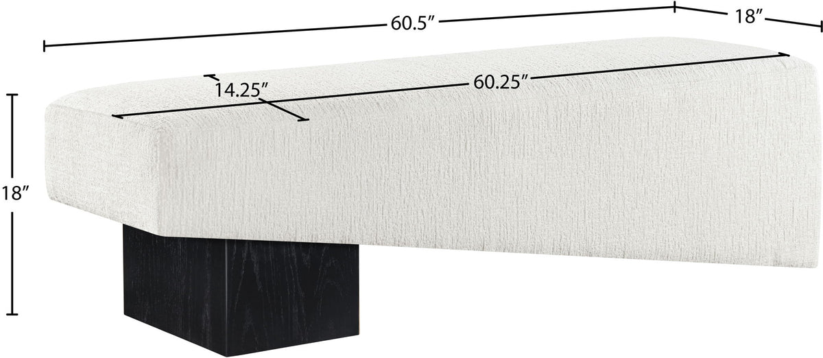 Alora - Bench - Black Base