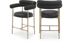 Blake - Counter Stool With Bronze Legs (Set of 2)