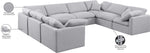 Indulge - Linen 8 Piece Modular Sectional
